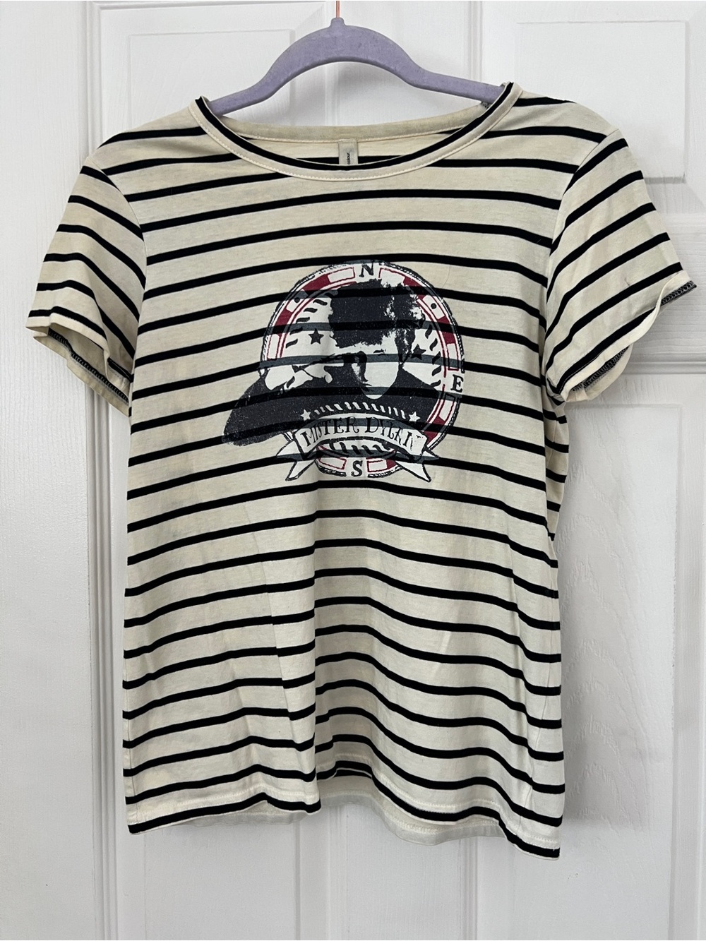 Bob Dylan striped Short-Sleeve Graphic Tee